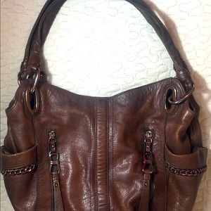 B. Makowsky hand bag Burgundy/Brown
